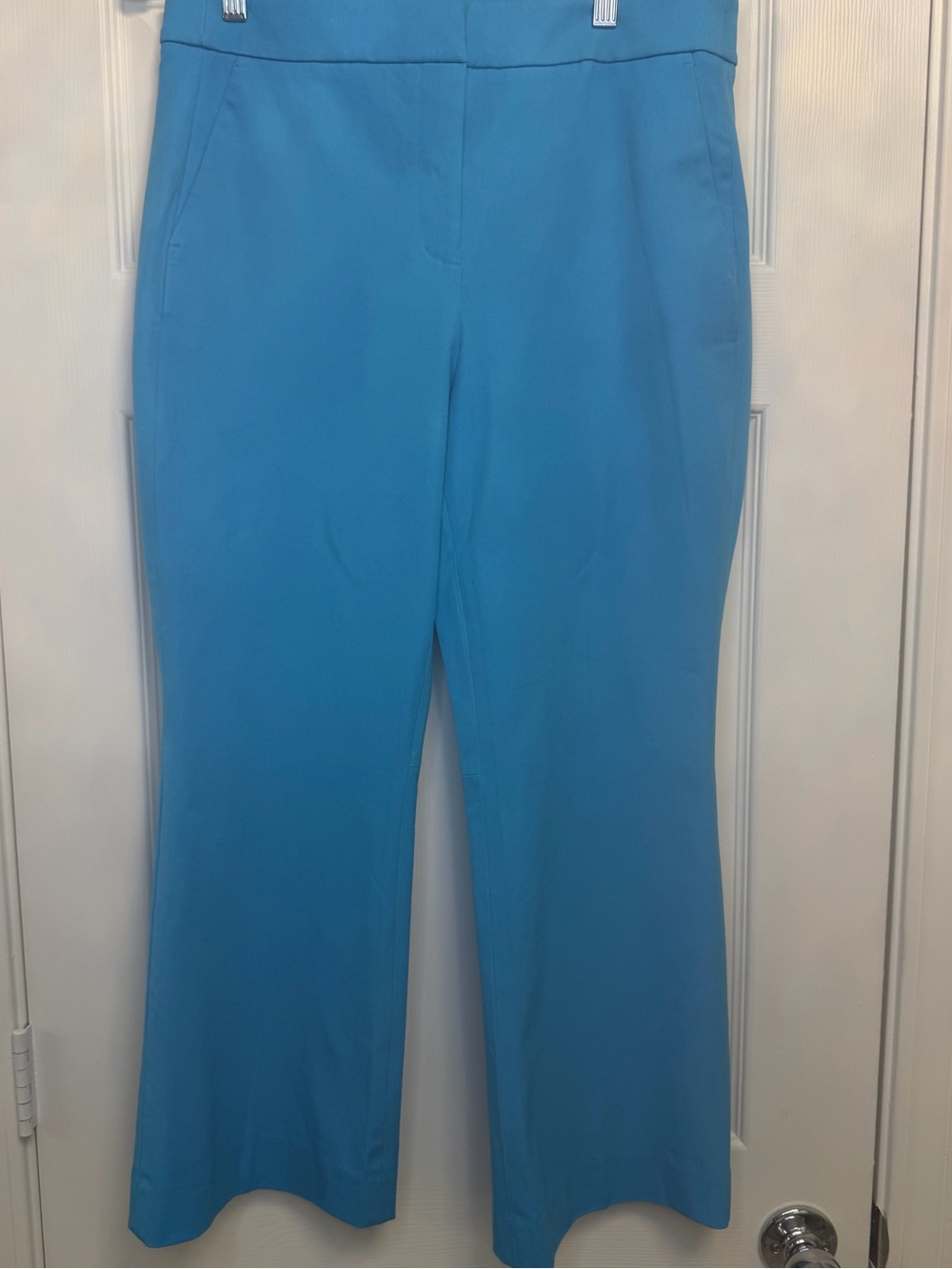 NWT J.Crew Hayden Kickout Crop Pants Bright Blue 10